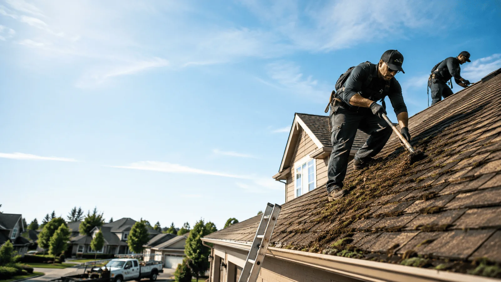 Roof Moss Removal in Bartlett, IL near me